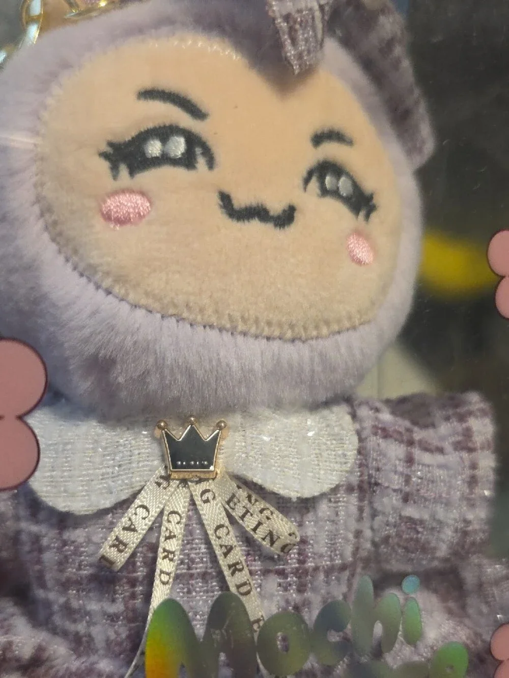 Mochi Monster Plush Doll Pendant Purple Bunny Kawaii A Little Obsessed (D-1)